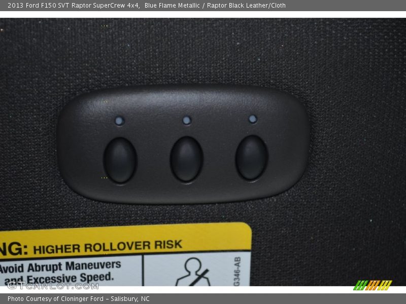 Blue Flame Metallic / Raptor Black Leather/Cloth 2013 Ford F150 SVT Raptor SuperCrew 4x4