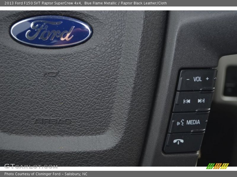 Blue Flame Metallic / Raptor Black Leather/Cloth 2013 Ford F150 SVT Raptor SuperCrew 4x4