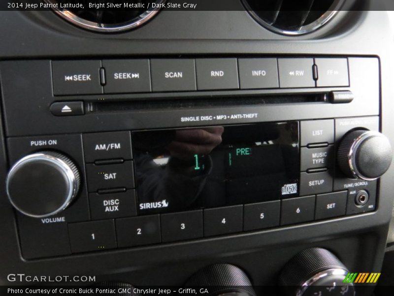 Bright Silver Metallic / Dark Slate Gray 2014 Jeep Patriot Latitude