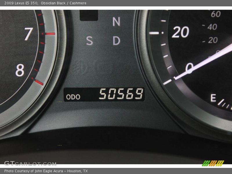 Obsidian Black / Cashmere 2009 Lexus ES 350