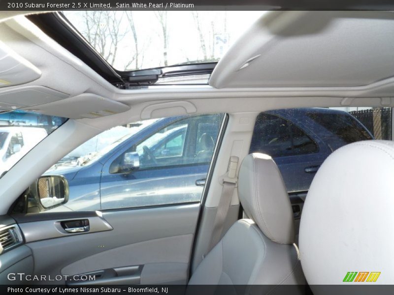 Satin White Pearl / Platinum 2010 Subaru Forester 2.5 X Limited