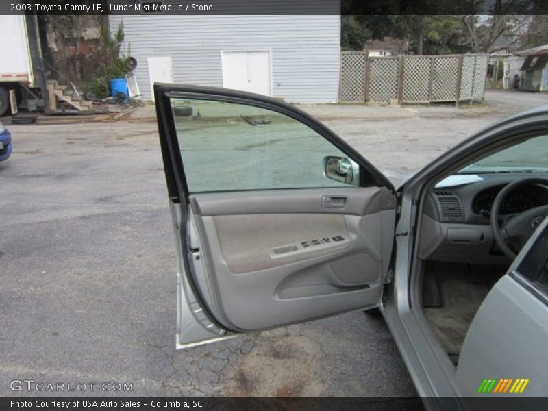 Lunar Mist Metallic / Stone 2003 Toyota Camry LE