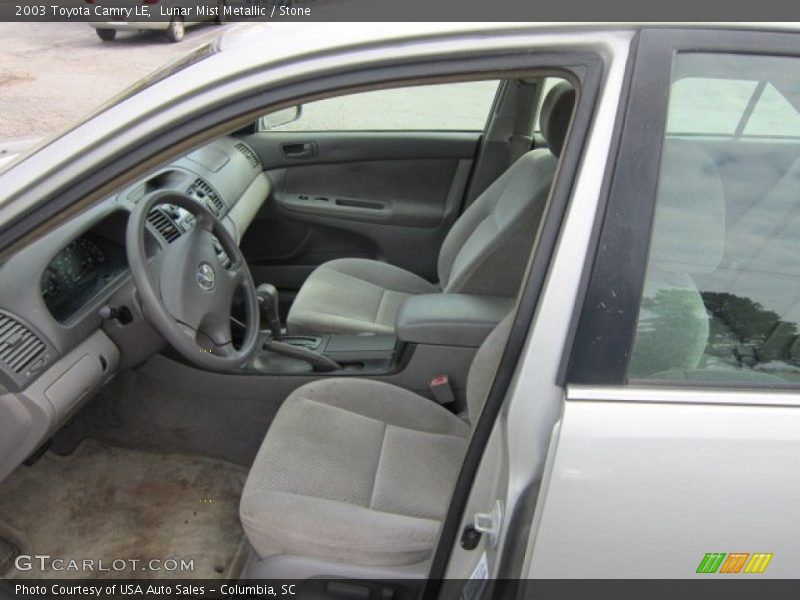 Lunar Mist Metallic / Stone 2003 Toyota Camry LE