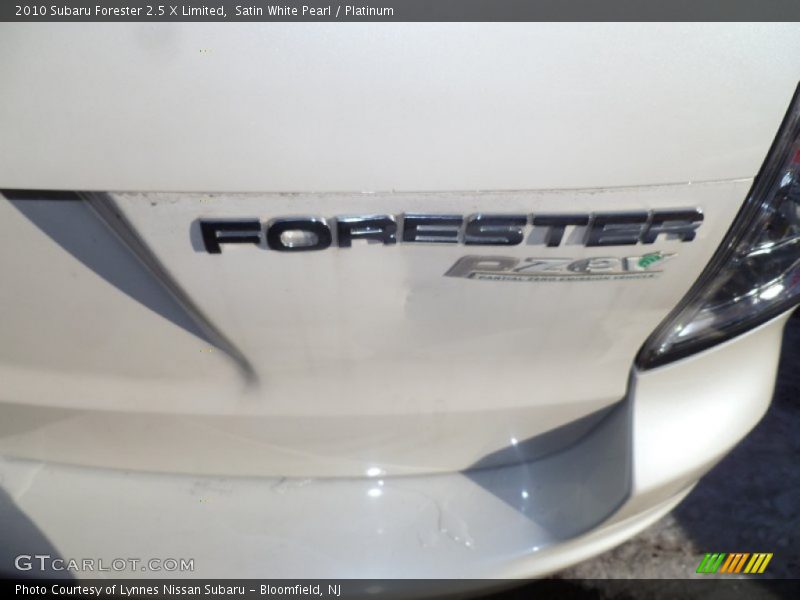 Satin White Pearl / Platinum 2010 Subaru Forester 2.5 X Limited