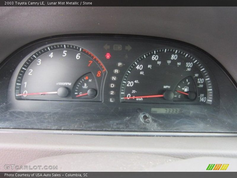 Lunar Mist Metallic / Stone 2003 Toyota Camry LE