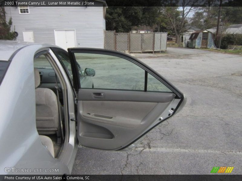 Lunar Mist Metallic / Stone 2003 Toyota Camry LE