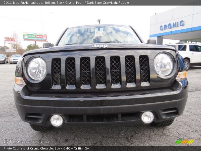 Brilliant Black Crystal Pearl / Dark Slate Gray/Light Pebble 2011 Jeep Patriot Latitude