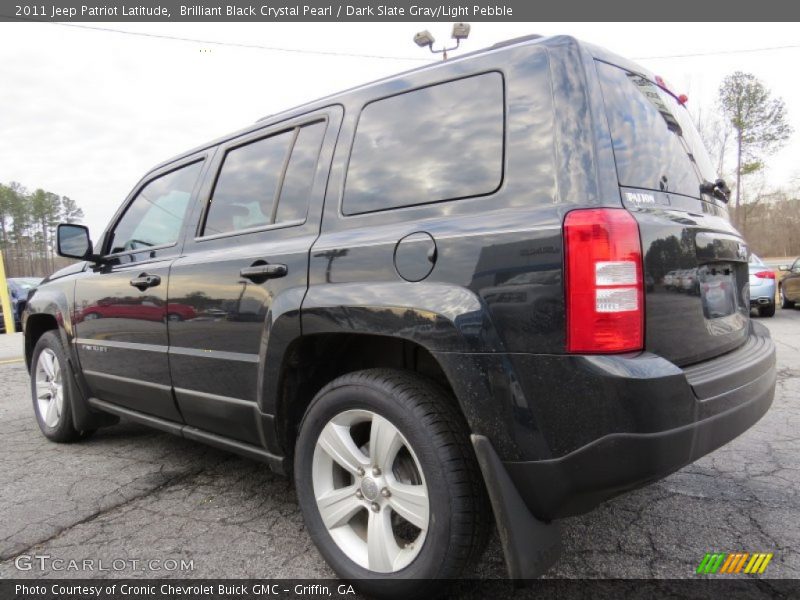 Brilliant Black Crystal Pearl / Dark Slate Gray/Light Pebble 2011 Jeep Patriot Latitude