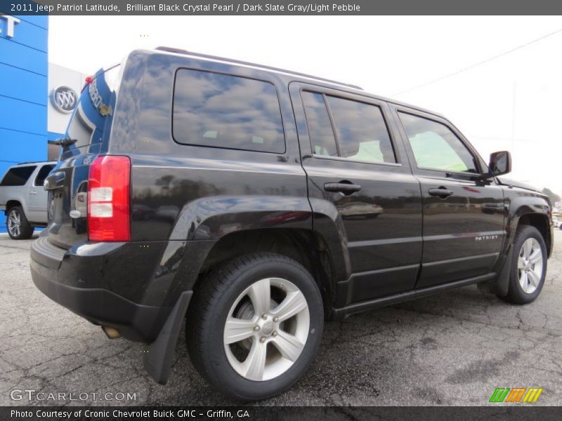 Brilliant Black Crystal Pearl / Dark Slate Gray/Light Pebble 2011 Jeep Patriot Latitude