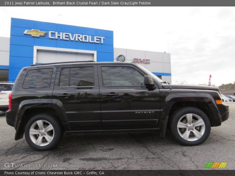 Brilliant Black Crystal Pearl / Dark Slate Gray/Light Pebble 2011 Jeep Patriot Latitude