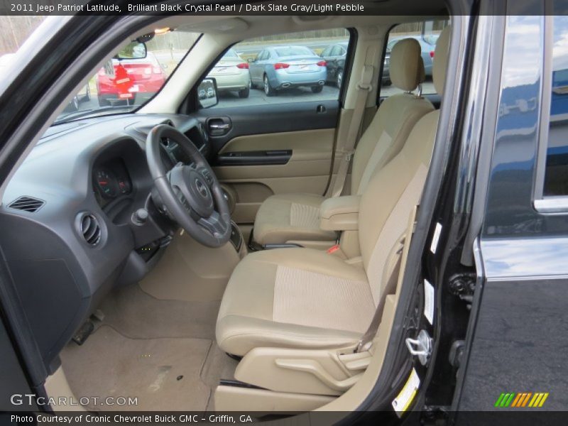 Brilliant Black Crystal Pearl / Dark Slate Gray/Light Pebble 2011 Jeep Patriot Latitude