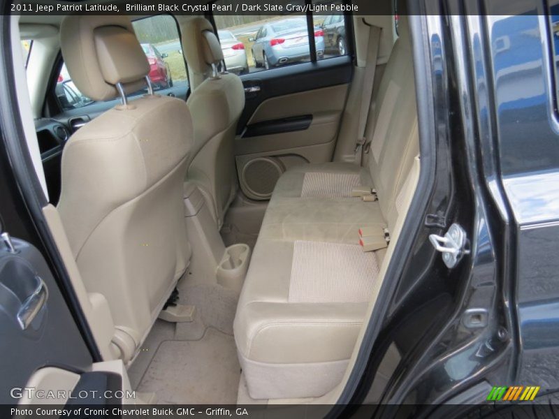 Brilliant Black Crystal Pearl / Dark Slate Gray/Light Pebble 2011 Jeep Patriot Latitude