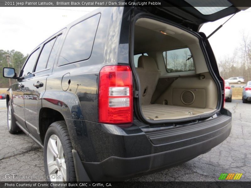Brilliant Black Crystal Pearl / Dark Slate Gray/Light Pebble 2011 Jeep Patriot Latitude