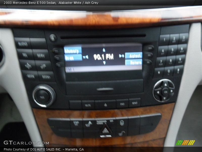 Alabaster White / Ash Grey 2003 Mercedes-Benz E 500 Sedan