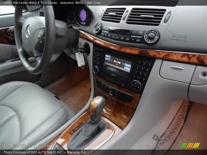 Alabaster White / Ash Grey 2003 Mercedes-Benz E 500 Sedan
