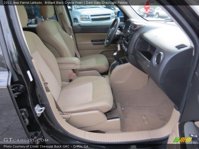 Brilliant Black Crystal Pearl / Dark Slate Gray/Light Pebble 2011 Jeep Patriot Latitude