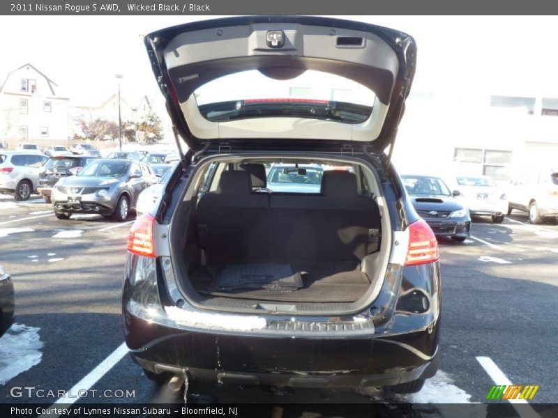 Wicked Black / Black 2011 Nissan Rogue S AWD
