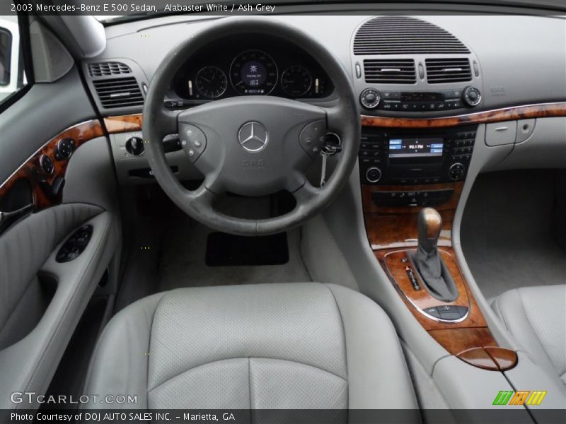 Alabaster White / Ash Grey 2003 Mercedes-Benz E 500 Sedan