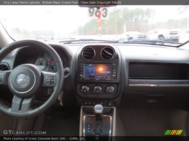 Brilliant Black Crystal Pearl / Dark Slate Gray/Light Pebble 2011 Jeep Patriot Latitude