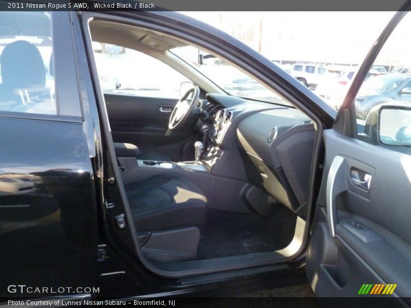Wicked Black / Black 2011 Nissan Rogue S AWD