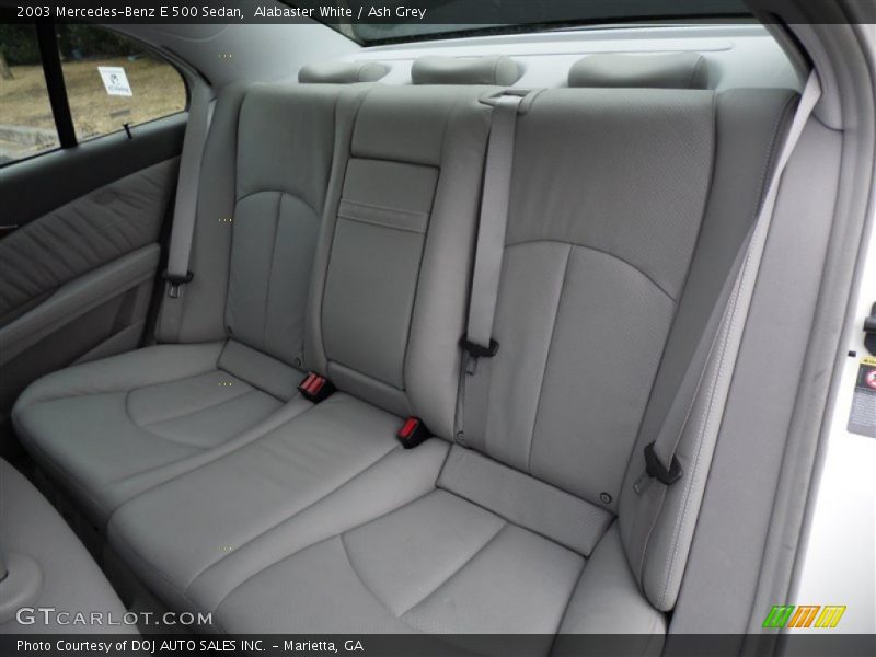 Alabaster White / Ash Grey 2003 Mercedes-Benz E 500 Sedan