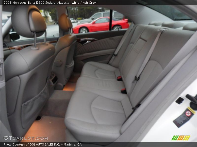 Alabaster White / Ash Grey 2003 Mercedes-Benz E 500 Sedan
