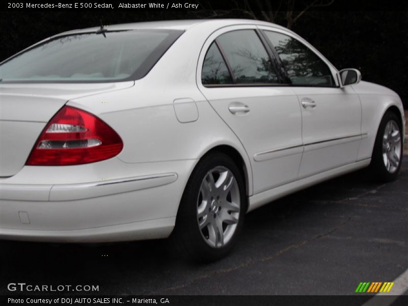 Alabaster White / Ash Grey 2003 Mercedes-Benz E 500 Sedan