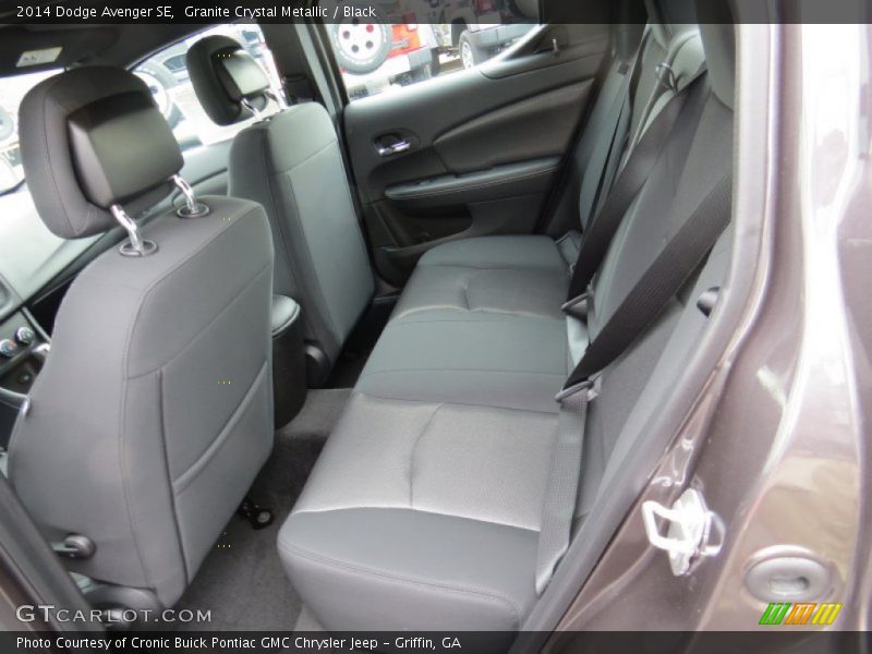 Granite Crystal Metallic / Black 2014 Dodge Avenger SE