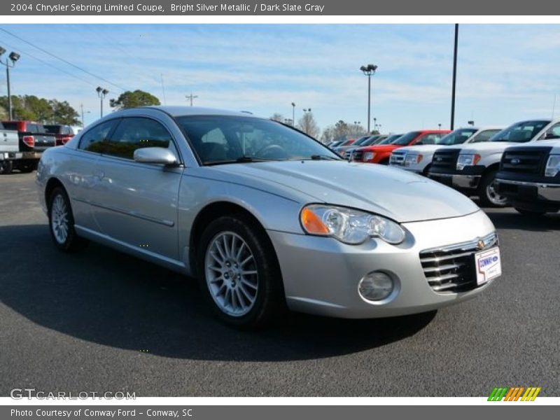 Bright Silver Metallic / Dark Slate Gray 2004 Chrysler Sebring Limited Coupe
