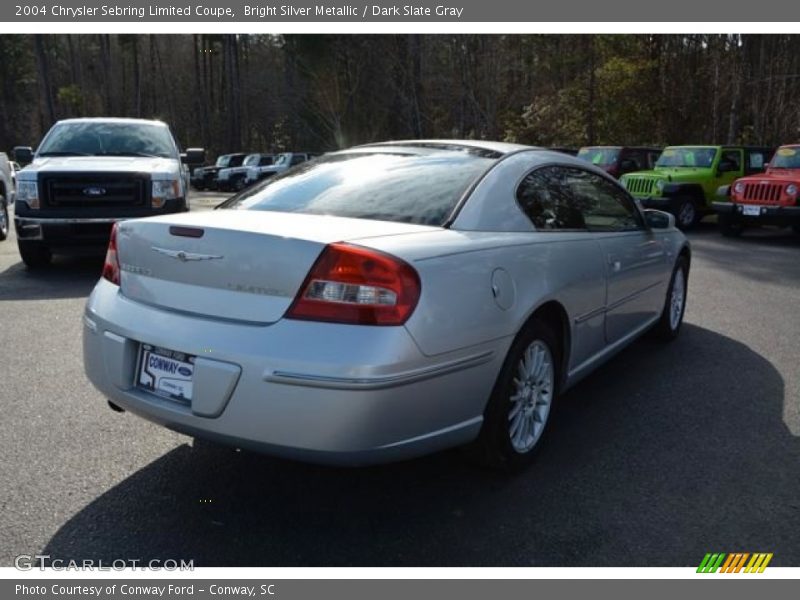 Bright Silver Metallic / Dark Slate Gray 2004 Chrysler Sebring Limited Coupe
