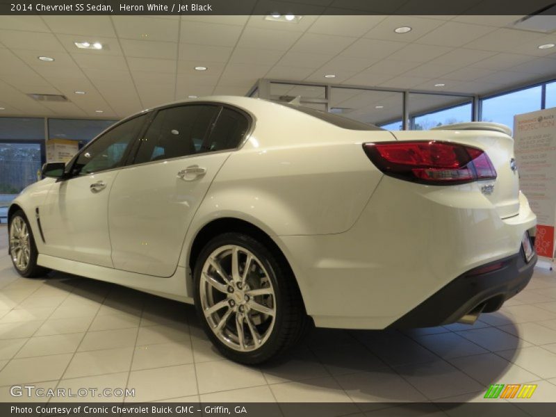 Heron White / Jet Black 2014 Chevrolet SS Sedan
