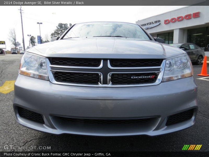 Billet Silver Metallic / Black 2014 Dodge Avenger SE
