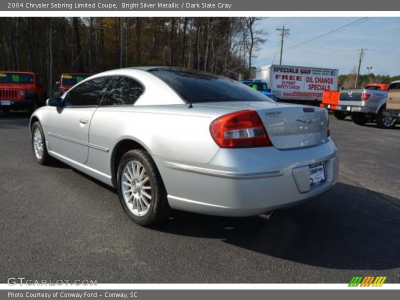 Bright Silver Metallic / Dark Slate Gray 2004 Chrysler Sebring Limited Coupe