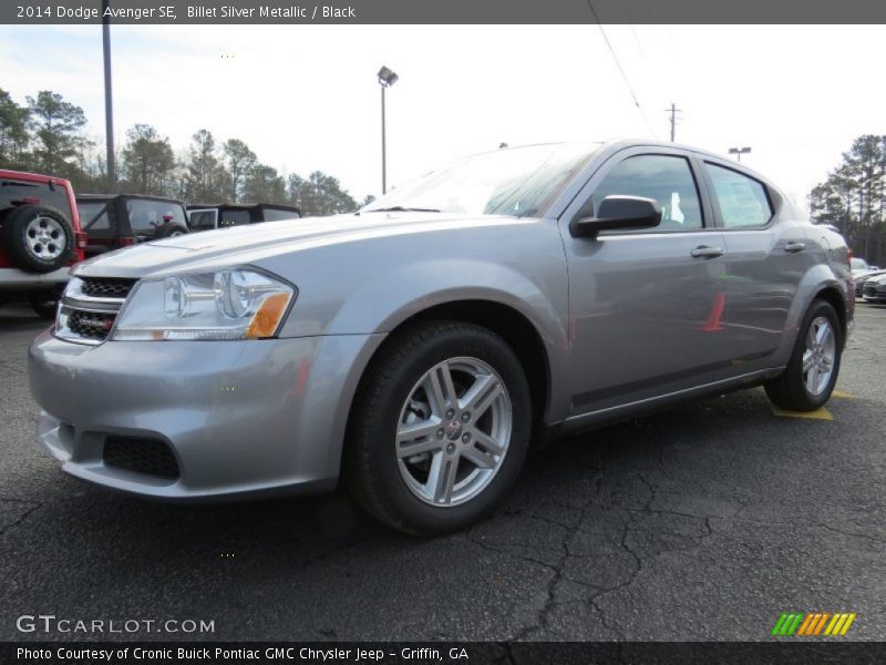 Billet Silver Metallic / Black 2014 Dodge Avenger SE