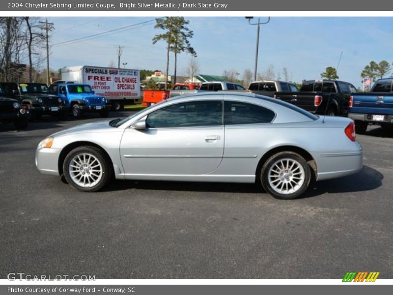 Bright Silver Metallic / Dark Slate Gray 2004 Chrysler Sebring Limited Coupe