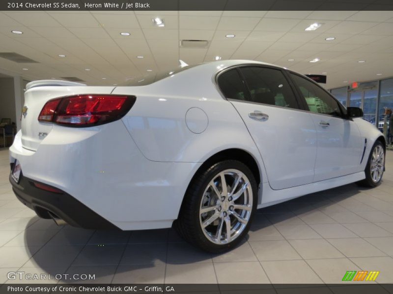 Heron White / Jet Black 2014 Chevrolet SS Sedan