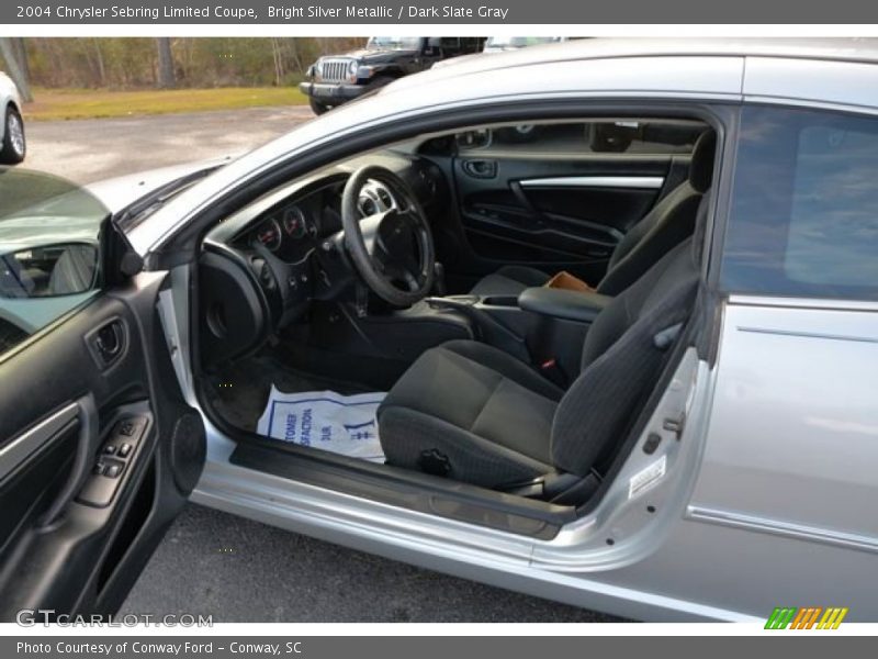 Bright Silver Metallic / Dark Slate Gray 2004 Chrysler Sebring Limited Coupe