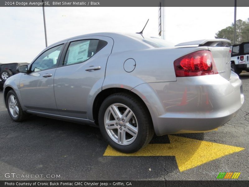Billet Silver Metallic / Black 2014 Dodge Avenger SE