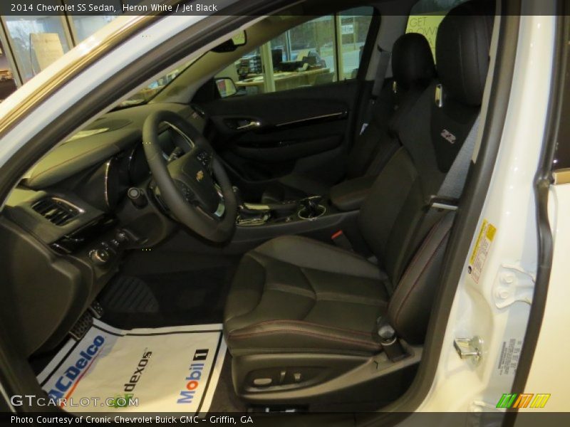 Heron White / Jet Black 2014 Chevrolet SS Sedan