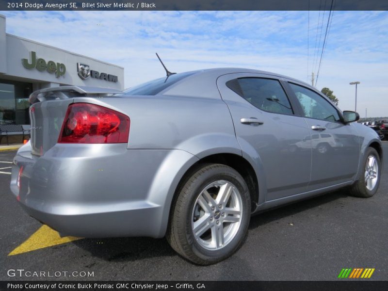 Billet Silver Metallic / Black 2014 Dodge Avenger SE