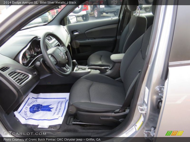 Billet Silver Metallic / Black 2014 Dodge Avenger SE