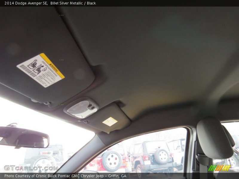 Billet Silver Metallic / Black 2014 Dodge Avenger SE