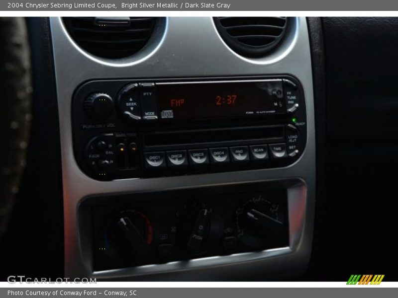Bright Silver Metallic / Dark Slate Gray 2004 Chrysler Sebring Limited Coupe