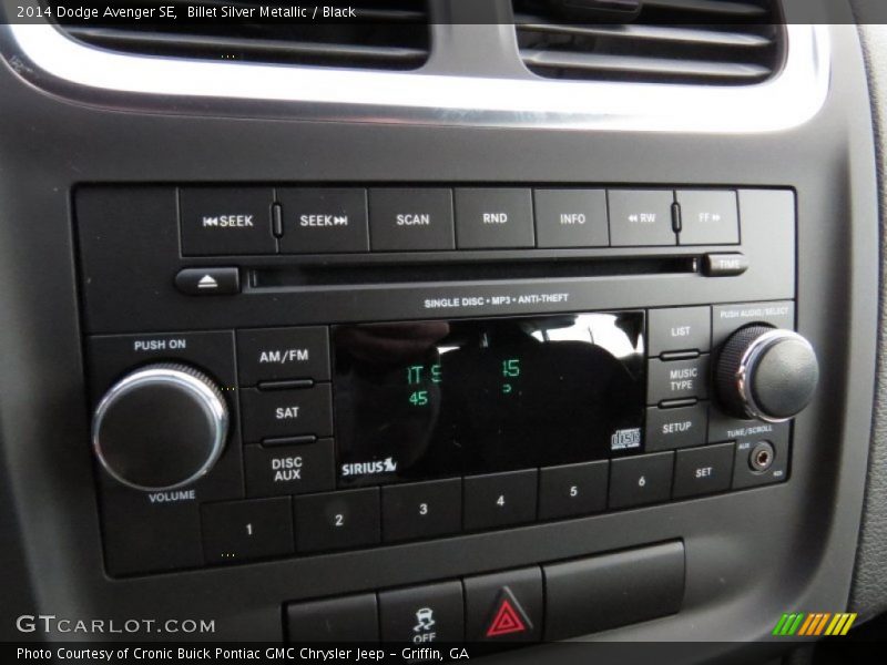 Billet Silver Metallic / Black 2014 Dodge Avenger SE