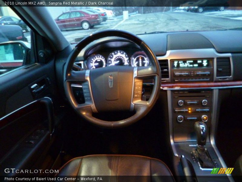 Sangria Red Metallic / Dark Charcoal 2010 Lincoln MKZ AWD