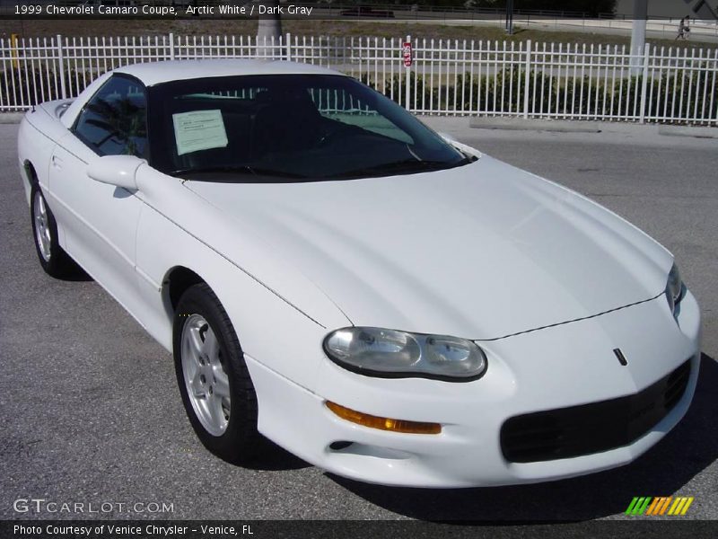 Arctic White / Dark Gray 1999 Chevrolet Camaro Coupe