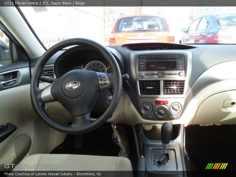 Super Black / Beige 2011 Nissan Sentra 2.0 S