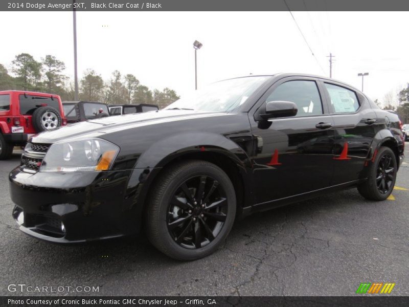 Black Clear Coat / Black 2014 Dodge Avenger SXT