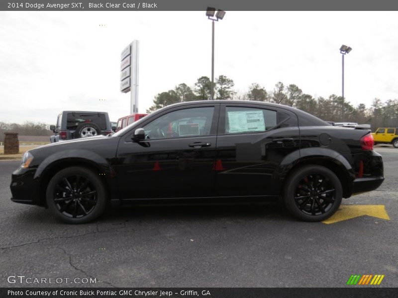 Black Clear Coat / Black 2014 Dodge Avenger SXT