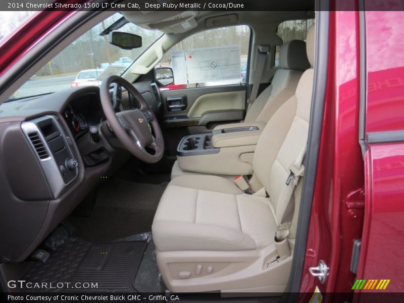 Deep Ruby Metallic / Cocoa/Dune 2014 Chevrolet Silverado 1500 LT Crew Cab